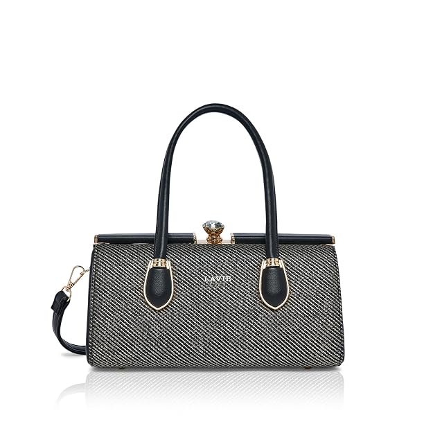 Lavie Luxe Women's Glam Dazzle Satchel Bag | Satchel Handbag for Work | Ladies Purse | Stylish Shoulder Bag | Gift for Women - Image 2
